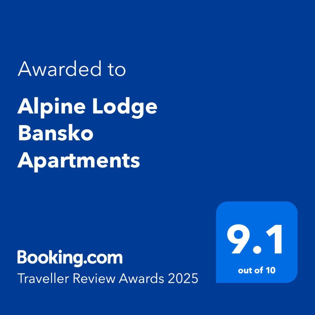 Alpine Lodge Bansko Apartments المظهر الخارجي الصورة
